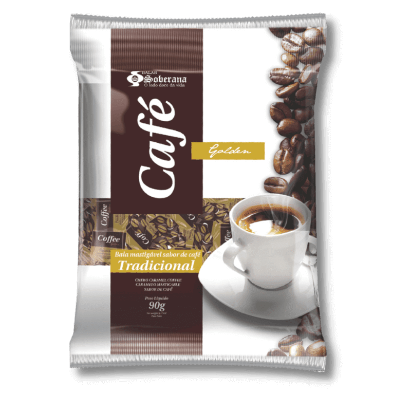 Bala Mastigavel Sabor Cafe 500g - Soberana
