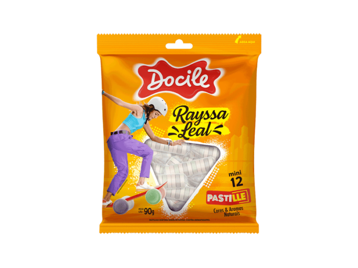 Pastilha De Frutas Rayssa Leal - Mini 12 - Docile