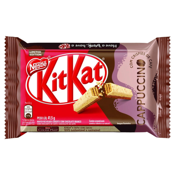 Chocolate KitKat Sabor Cappuccino 41,5g - Nestle - Imagem 2
